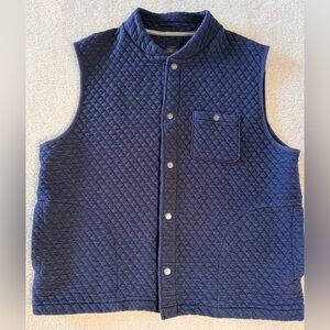 Pendleton Men’s Quilted Dark Blue Navy Vest XL Cozy!